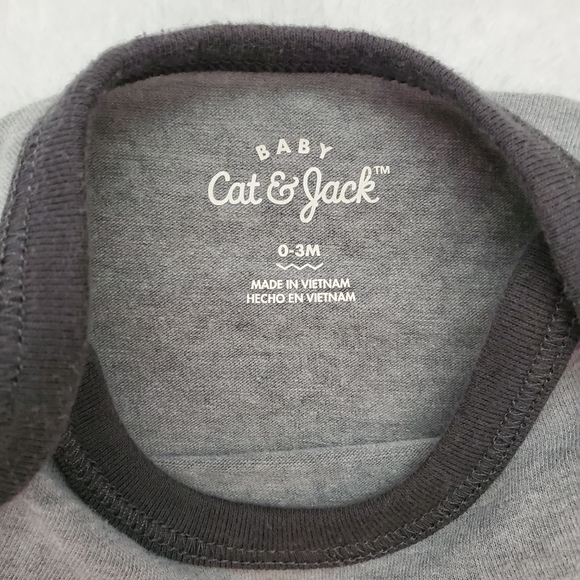 Cat & Jack One Pieces Baby Boy Cat Jack Ls Romper Poshmark